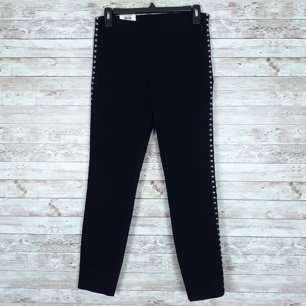 INC Skinny Leg Pants 6P Studded Leg Mid Rise 897 - Picture 2 of 7